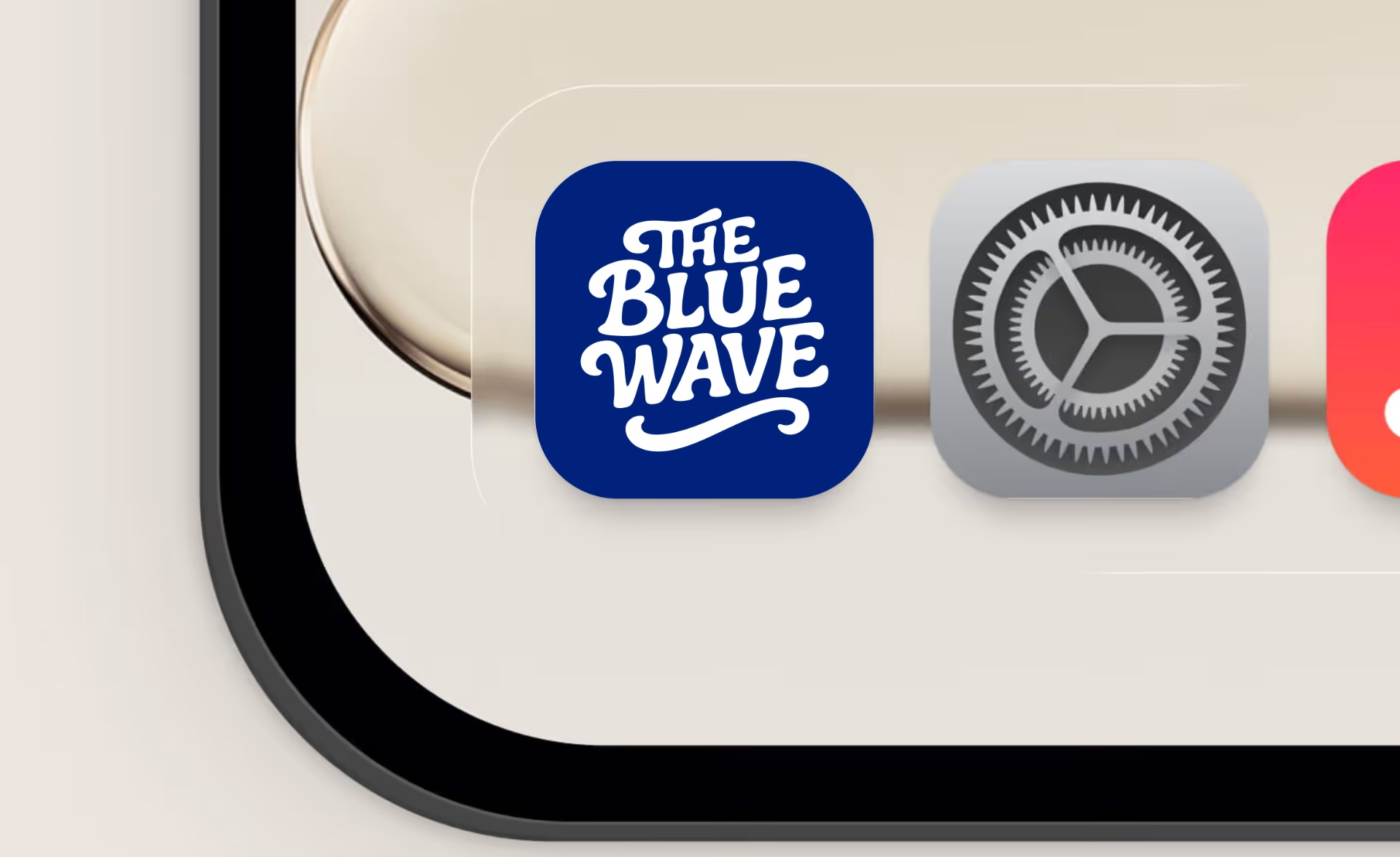 Blue Wave app — home screen
