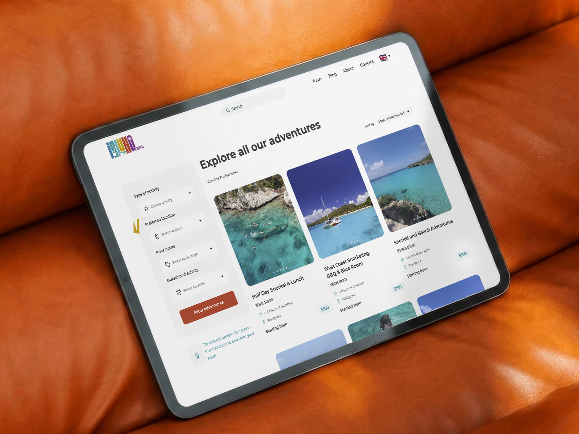 Klein Toerisme Groep — project visual
