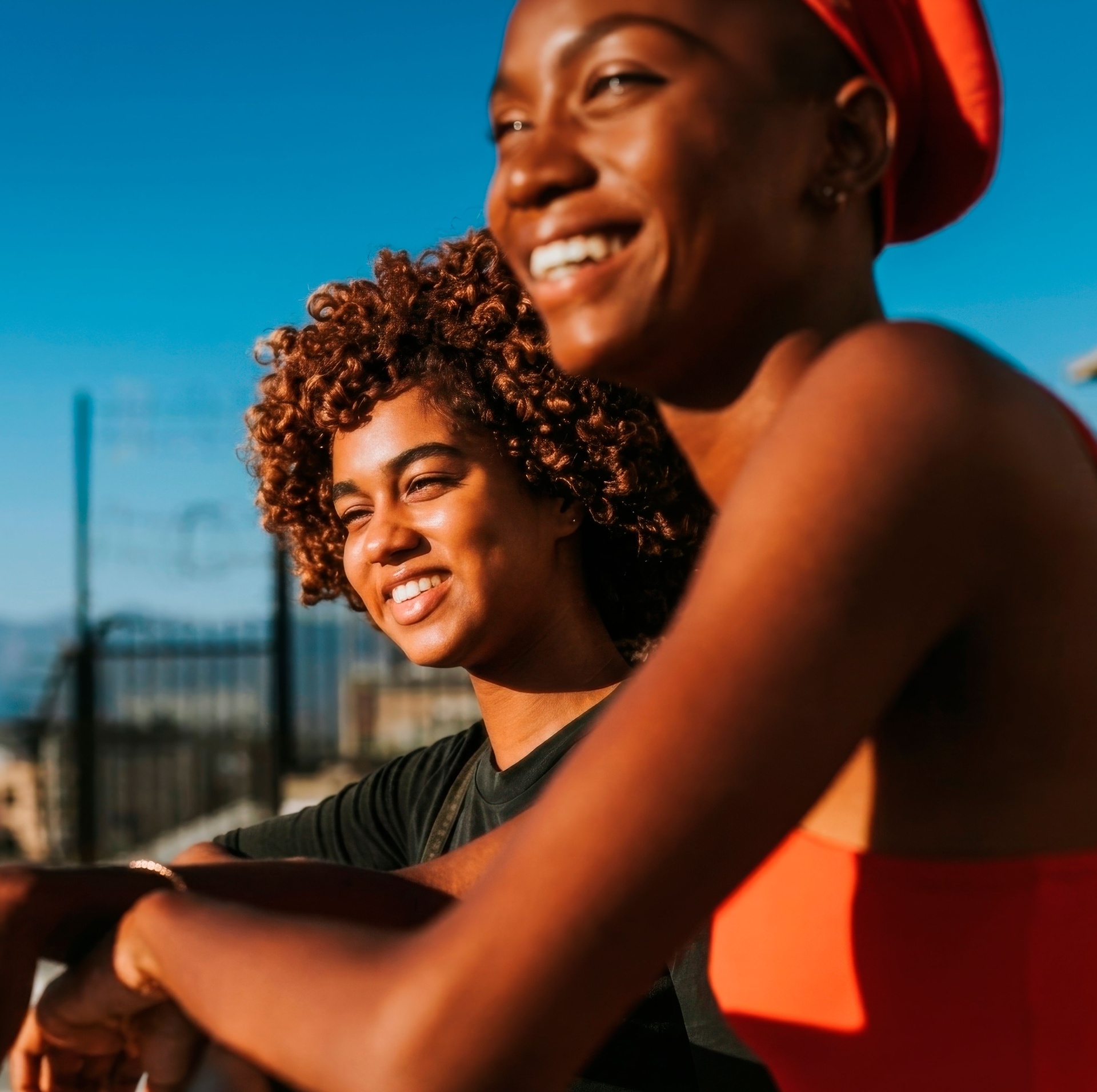 CurLoveCare campaign asset — diverse Caribbean youth, frame 1
